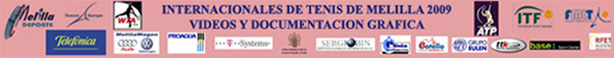 Banner Internacionales de Tenis de Melilla 2009